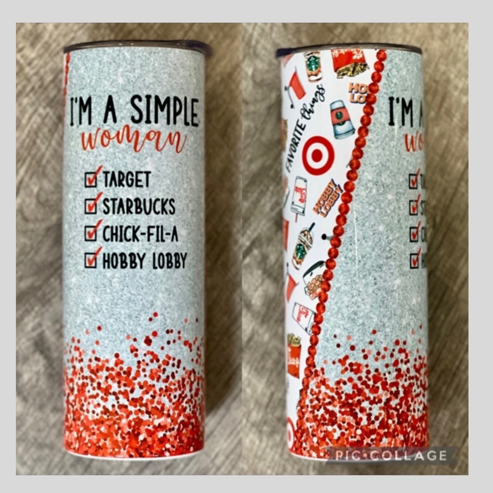 Simple Woman Skinny Tumbler